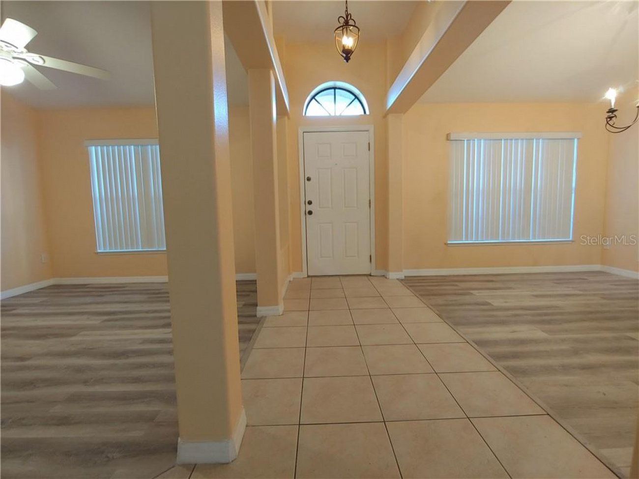 Entry way with formal living and dining room